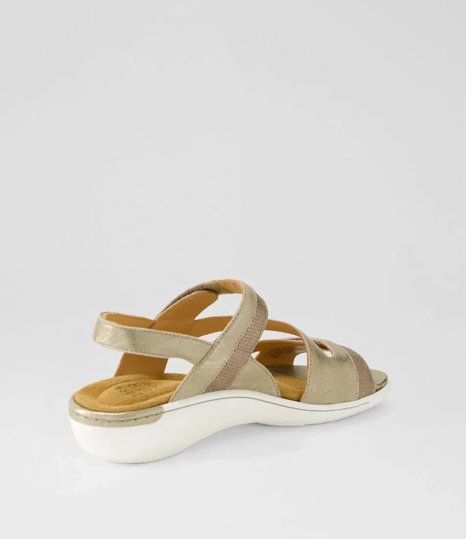 Ziera 'Beaux Sandal' - Argento-Argento Scratch